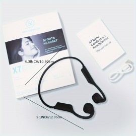 Wireless Bone Conduction Headphones With An Open-ear Design Engineered To Deliver A Seamless Audio Experience