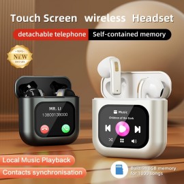 Peak-level Original Touch Screen ENC Wireless TWS Headphones, Multiple Touch Modes, Slide Touch Control Headphones