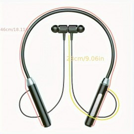 A pair of Wireless headphones wireless neck sports two ear in-ear neck hanging K21 extra long standby Christmas