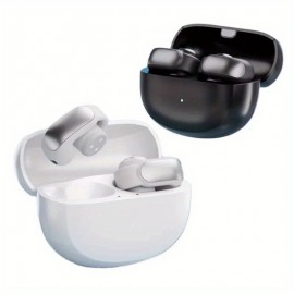 Premium Wireless Clip-On Earbuds with Surround Sound, High-Fidelity Audio, Long Battery Life - Touch Control & Built-in Mic for Calls, Ideal for Sports & Gaming, Design