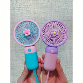 Blue Portable Handheld Fan Mini Fan, Personal Handheld Fan, USB Rechargeable Small Portable Fan, Pocket Sized Mini Fan, Cool Small Convenient Fan, Suitable For Beach Outdoor Travel