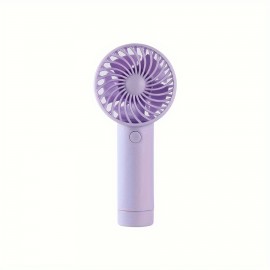 Portable Handheld Fan, 3-Speed Quiet USB Rechargeable Mini Personal Fan, On-the-Go Cooling Device, Assorted Colors