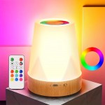 USB Rechargeable LED Bedside Lamp - Touch Dimmable & Timer Feature, Perfect For Bedroom And Living Room Ambiance