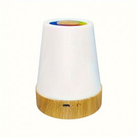 USB Rechargeable LED Bedside Lamp - Touch Dimmable & Timer Feature, Perfect For Bedroom And Living Room Ambiance