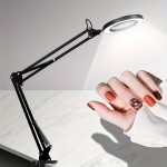 USB-Powered LED Table Lamp with Magnifying Glass - Decorative Nightlight for Living Room, Bedroom & More - Perfect Gift for Friends on Holidays, Birthdays, Christmas