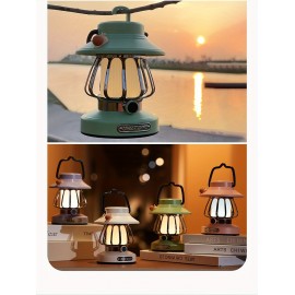 [Halloween] 1pc USB Charging Cartoon Snail Retro Portable Hanging Camping Night Lamp, Outdoor Picnic Camping Light, Decoration Light For Courtyard, Camping, Landscape, Wedding, Halloween, Christmas, night Hiking Lighting