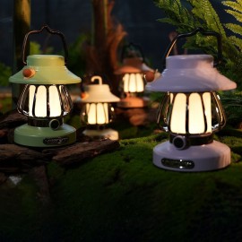 [Halloween] 1pc USB Charging Cartoon Snail Retro Portable Hanging Camping Night Lamp, Outdoor Picnic Camping Light, Decoration Light For Courtyard, Camping, Landscape, Wedding, Halloween, Christmas, night Hiking Lighting