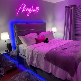 Customizable Neon Sign - USB Powered LED Light for Wall Decor, Perfect for Weddings & Birthdays