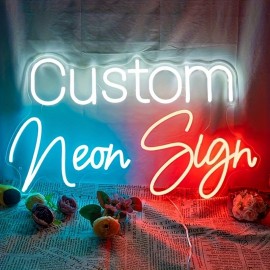 Customizable Neon Sign - USB Powered LED Light for Wall Decor, Perfect for Weddings & Birthdays