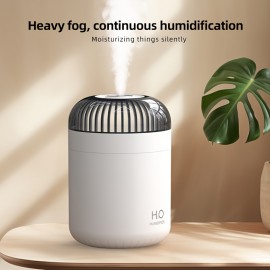 1pc Humidifier, Flow Light Humidifier, Desktop Household Water Humidifier