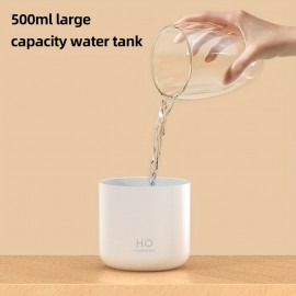 1pc Humidifier, Flow Light Humidifier, Desktop Household Water Humidifier