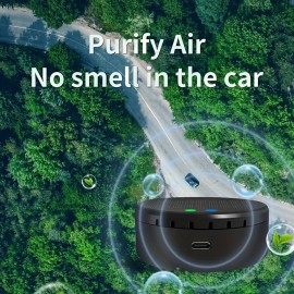 Solar-powered Portable Air Purifier For Cars, Creating A Refreshing Oxygen Bar And Eliminating Odors