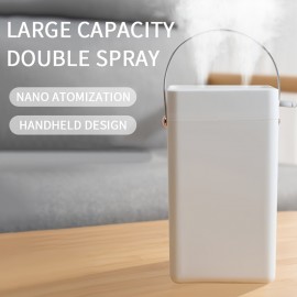 3000ML/101.44oz USB Air Humidifier With Dual Nozzles, Can Be Used For Essential Oil Aroma, Suitable For Home Office Purification.