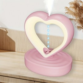 Anti-gravity Love Anti Humidifier Fine Mist Large Capacity USB Powered Anti-leakage Office Anti-gravity Design