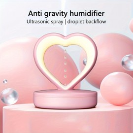 Anti-gravity Love Anti Humidifier Fine Mist Large Capacity USB Powered Anti-leakage Office Anti-gravity Design