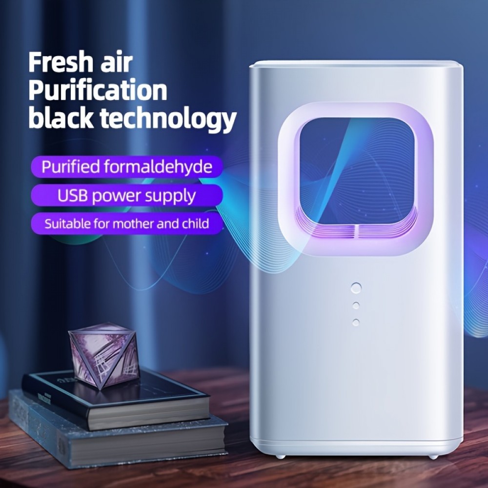 New Home Air Purifier Deodorizes And Removes Odors In Various Scenes, Removes Smoke Odors In The Office And Bedroom, USB Powered