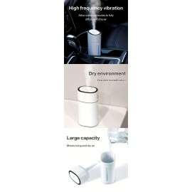 Humidifier, Mini Silent Night Light Car Home Air Humidifier Atomizer