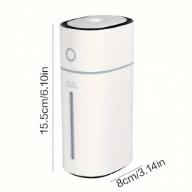 Humidifier, Mini Silent Night Light Car Home Air Humidifier Atomizer