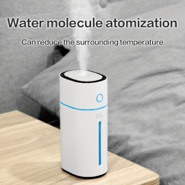 Humidifier, Mini Silent Night Light Car Home Air Humidifier Atomizer