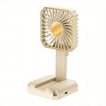 Multifunctional Portable USB Rechargeable Mini Cooling Fan With Long Battery Life, Three-speed Wind Speed Adjustment Multi-functional Use Fan For Office, Home, Outdoor, Desktop