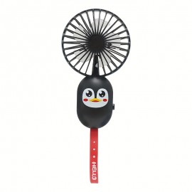 A Mini Fan With USB Charging For Cool Summer, Cartoon Cute Pets, Cute Penguins, And Long Battery Life Suitable For Home, Outdoor Sports, And Outdoor Work