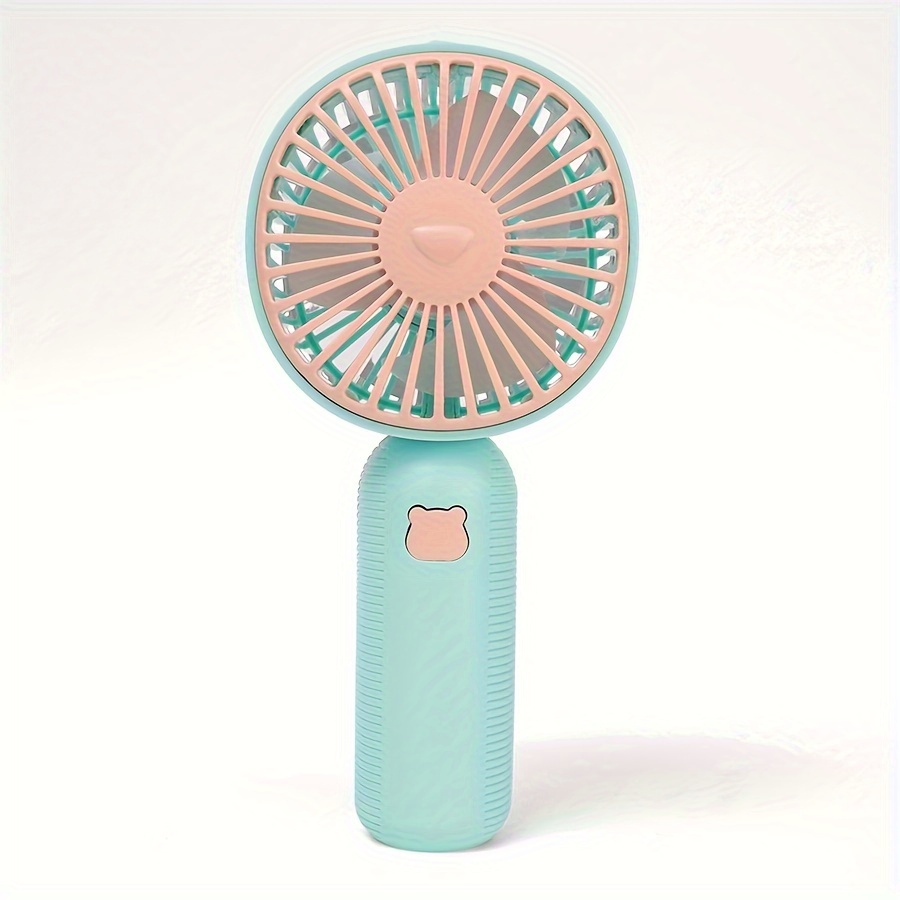 1pc portable mini handheld fan usb rechargeable summer cooling desk fan pocket sized travel friendly ideal for office outdoor activities and exercise details 2