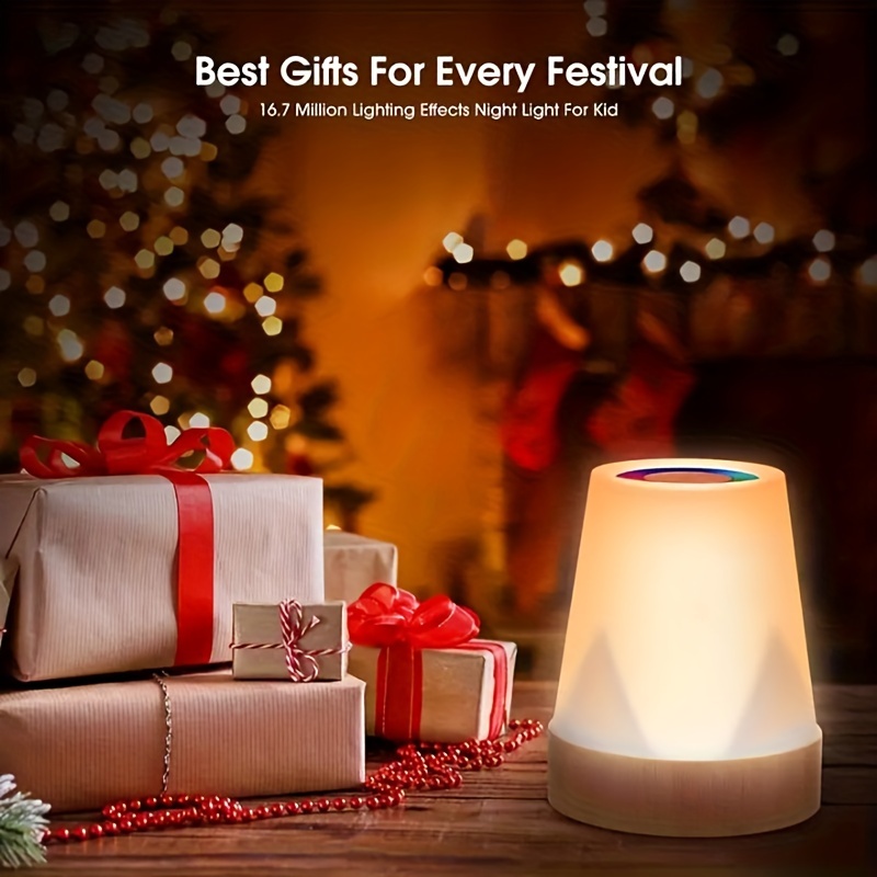 usb rechargeable led bedside lamp touch dimmable timer feature perfect for bedroom and living room ambiance details 2